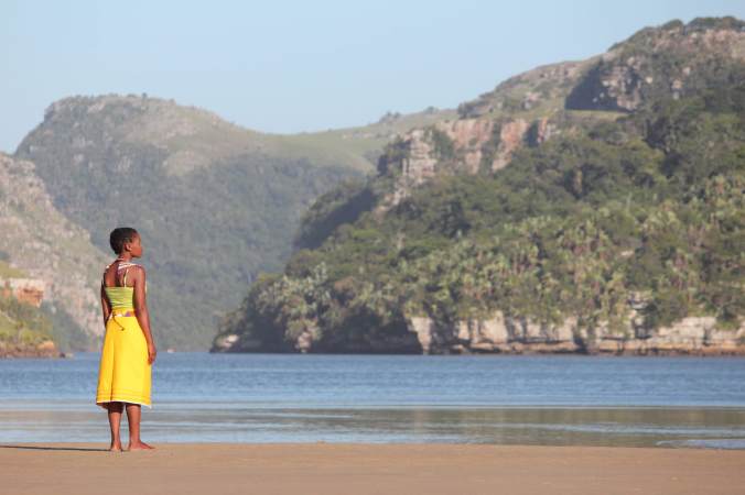 Nonhle Mbuthuma at Mtentu river estuary