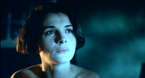 Juliette Binoche stars in Three Colours Blue.