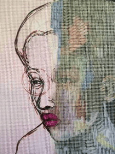 Buhle Wonder Mbambo, Revolving Time, pastel on fabriano paper