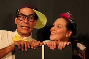 Marc Kay and Sarah Richardson star in Thrice Upon A Time.