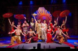 The cast of Aladdin. Photo: Val Adamson