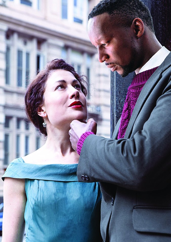 Crepsucle Nat Ramabulana plays Can Themba, with Kate Liquorish as his romantic partner in Crepuscule, presented by The Playhouse Company, 3 to 7 May 2017 at The Loft Theatre.