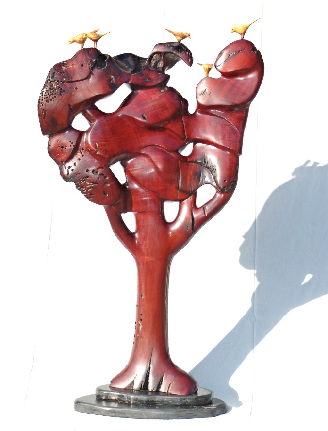 2002 02 Wild Plum Tree 125x 72x35cm