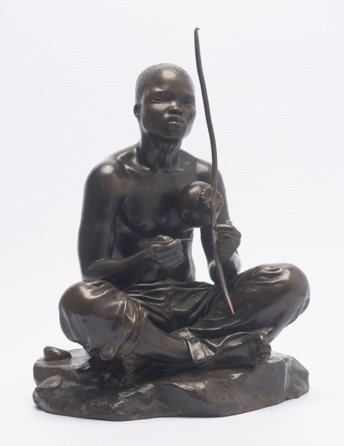 Anton van Wouw 'The Skapu Player' Bronze